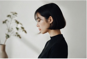Aoi Ito portrait in profile